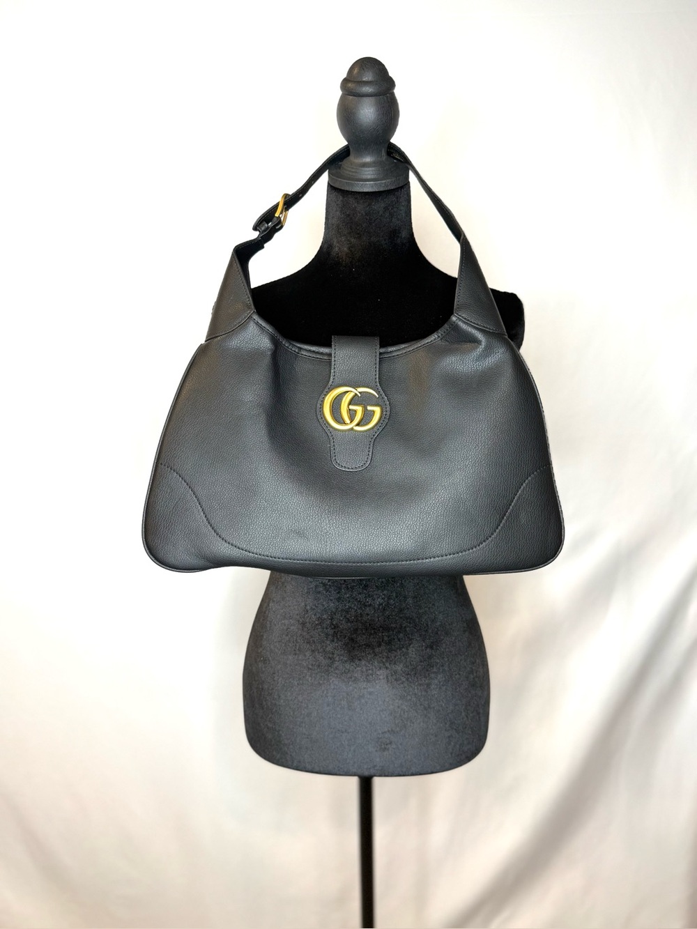 Hobo Bag with Gold Double G